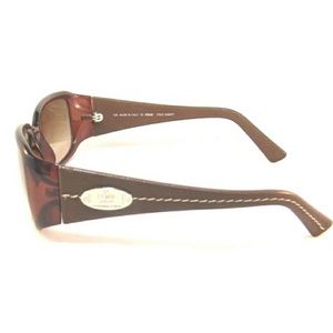 FENDI Extremely rare full leather temple sunglasse